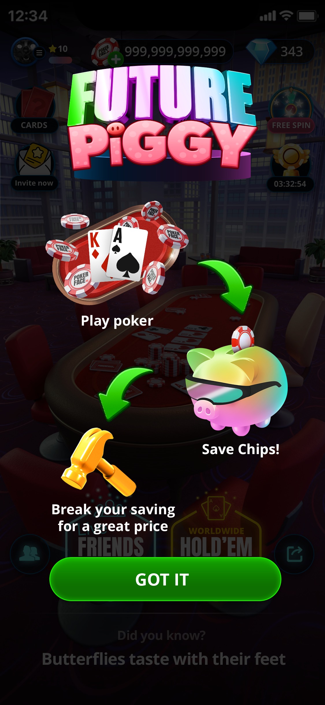 Pokerface — Future Piggy — how it works